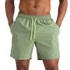 Men's Summer Beach Shorts: Waterproof, Double-Layer, Plus Size, Casual, Quarter-Length Swim Trunks