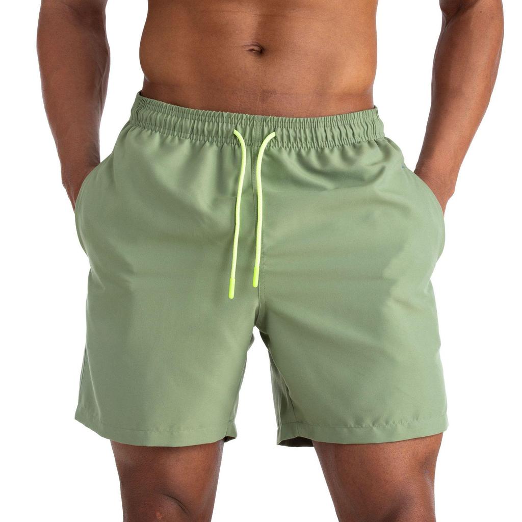 Men's Summer Beach Shorts: Waterproof, Double-Layer, Plus Size, Casual, Quarter-Length Swim Trunks