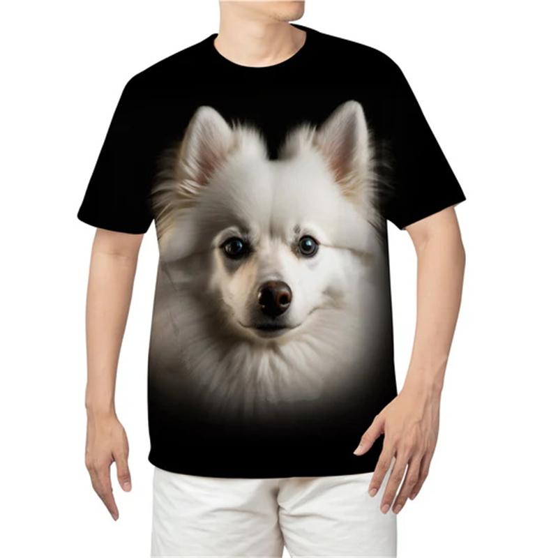 3D Printed Pet Bulldog Animal Graphic T Shirts For Men Stylish Fun American Bully Dog T-Shirt Casual Oversized Mens T Shirt Tops