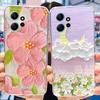 For Xiaomi Redmi Note 12 Case Redmi Note12 4G Global Cute Painted Soft Silicone TPU Phone Back Cover Bumper