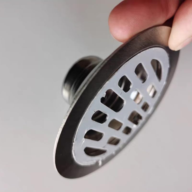 ORFOFE Stainless Steel Bathroom Drain with Hair Drain Strainer for and Prevents Hair Easy Installation Cover, 3.9-inch Diameter, Catcher, Bathroom,