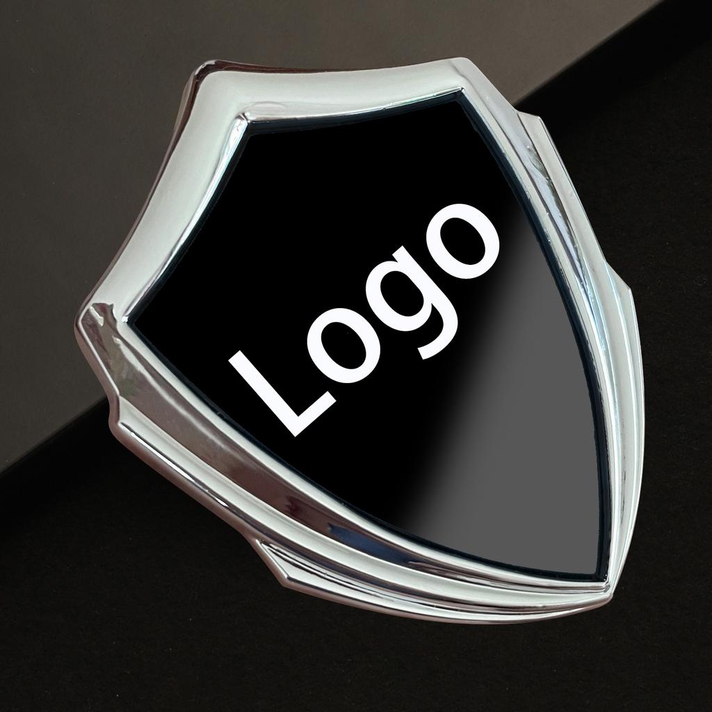 Car Decoration Stickers Stainless Steel Stickers Car logo replacement sticker trunk decoration sticker Customized LOGO mhsv0
