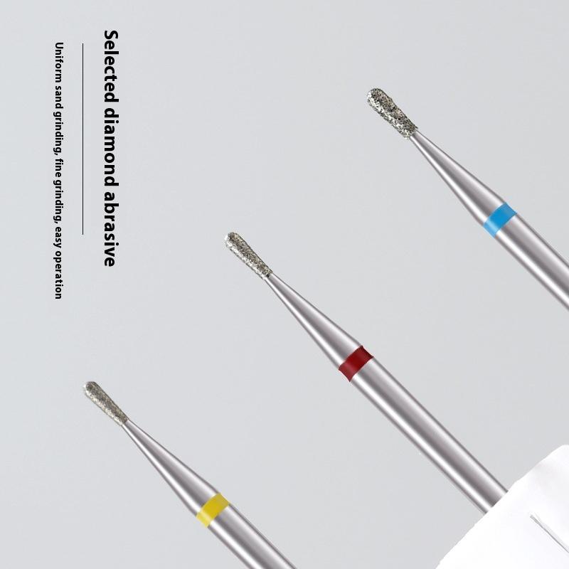 1 Stück Flammen-Nagelfräser Diamant-Fräser für Maniküre 3/32'' Pro Fräsköpfe für Nägel Nagelhautentferner-Werkzeuge