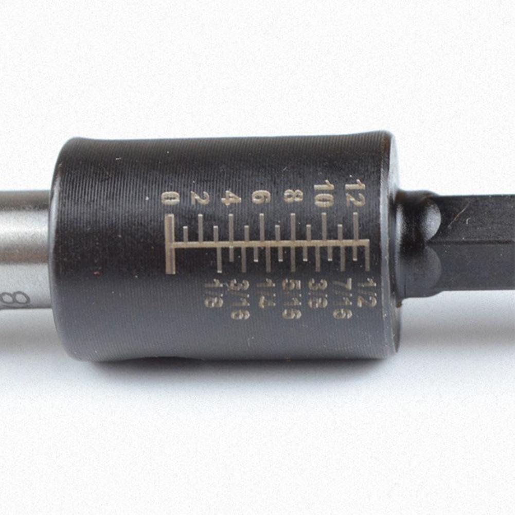 4pcs Countersink Drill Bits With Depth Stop Adjustable Hex Shank Drilling Tool Woodworking Drill Bit Hole Punch Router Bits