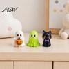 24 Day Halloween Toy Set Advent Calendar with Horror Figures, Mini Cute Ghost Decorations, Spooky Countdown Gift Box for Kids And Collectors