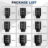 DASBET 1/2" Drive Deep Impact Socket Set 9PCS Axle Nut Impact Socket Set 6 Point 29-38mm Drive Metric Axle Hub Nut Set