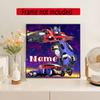Love Transformers Customize Your Name Diamond Painting Round Diamond Diy Frameless Holiday Artwork Suitable For Home Office Wall Decoration