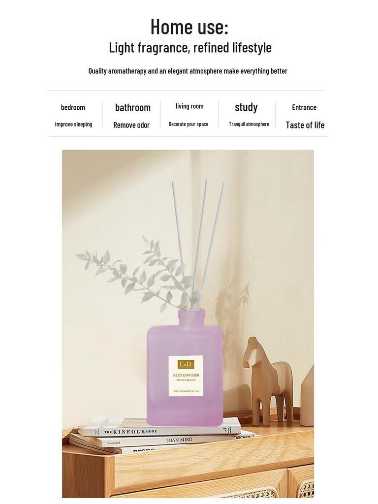 Flameless Aromatherapy Essential Oil Diffuser: Long-lasting Fragrance for Home, Hotel, Bedroom & Bathroom Odor Elimination.