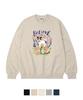 WILDROCK Flower Garden Puppy Oversized Sweatshirt_5 Col
