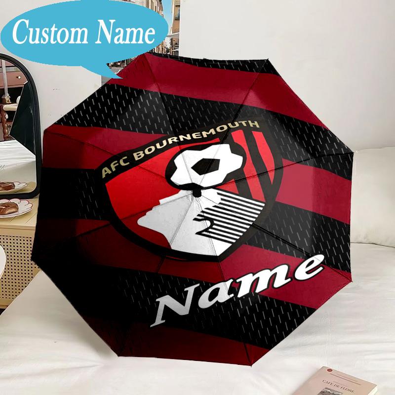Custom Name Umbrella AFC Football Crest Umbrella 8-Frame for Travel, Camping, Casual Lightweight Portable, Essential for Family Gifts