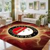 Tappeto in Velluto Cristallo Design Feyenoord Tappetino Decorativo Morbido per Camera da Letto Ingresso