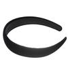 Black Grace Padded Velvet Hair Band Like Headband Solid Hair Band For Women And Girls