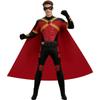 Red Robin Cosplay Costume With 3d Muscular Bodysuit And Wing Cape For Comic Con Events