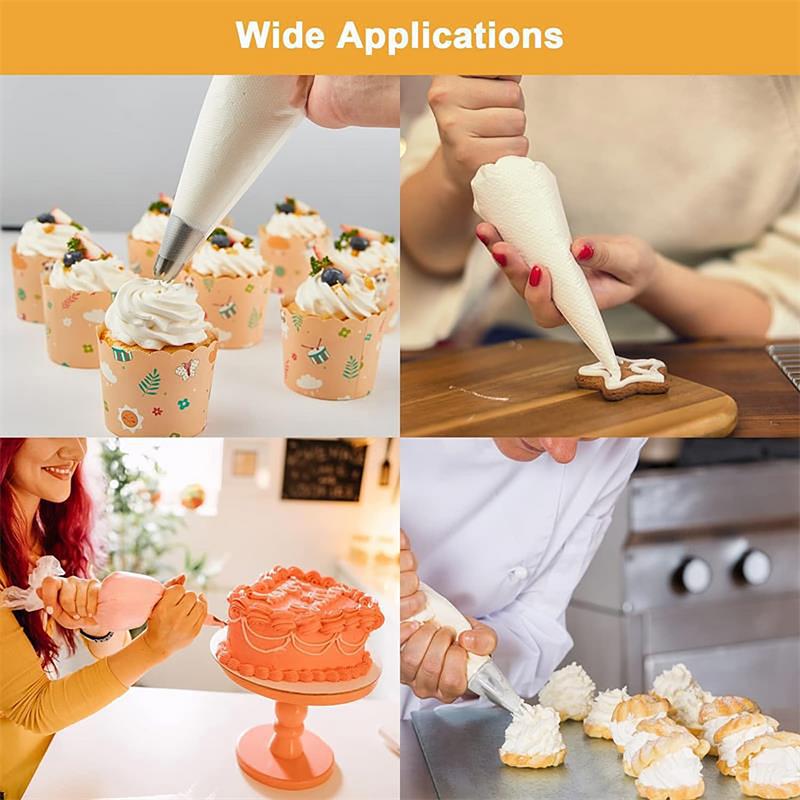 Disposable Piping Bag Pastry Pack Cake Baking And Bakery Accessories Bakeware Butter Cake Silk Flower Tool Pastry Piping Bag