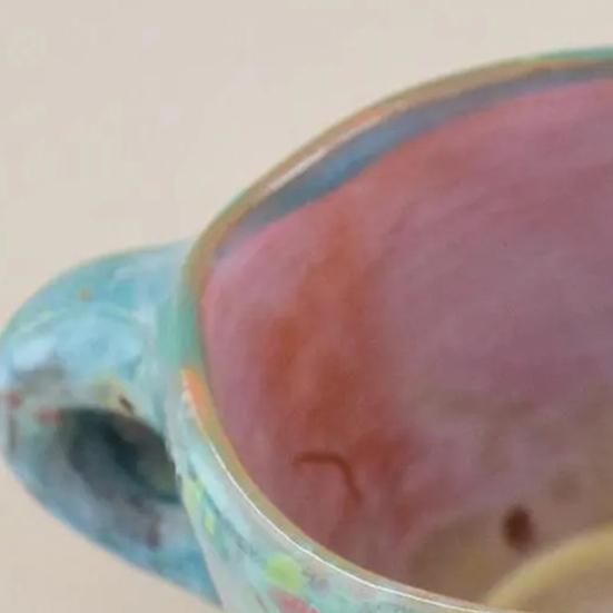 Weird Face Ceramic Mug 350ml Handcrafted Artistic Coffee Cup Decorative Tea Mug Drinkware Gift for Friends Family