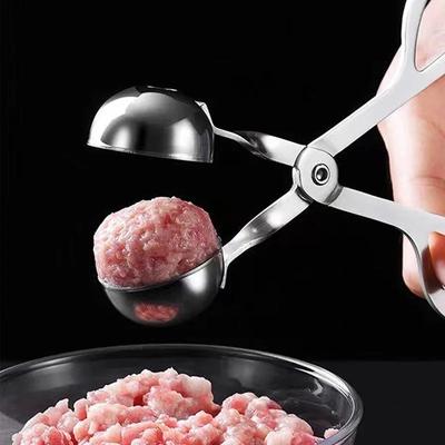 NEW Stainless Steel Meatball Maker Fruit Rice and Vegetable Roll Mould Fried Meatball Rice-meat Dumplings Clamp Kitchen Tools