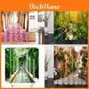 Vibrant 3d Pattern Shower Curtain With Waterproof Polyester Fabric For Elegant Bathrooms