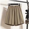 Women's Plus Size Summer Flattering Pants Skirt High-Waisted Loose Wide-Leg Outerwear Blazer Shorts