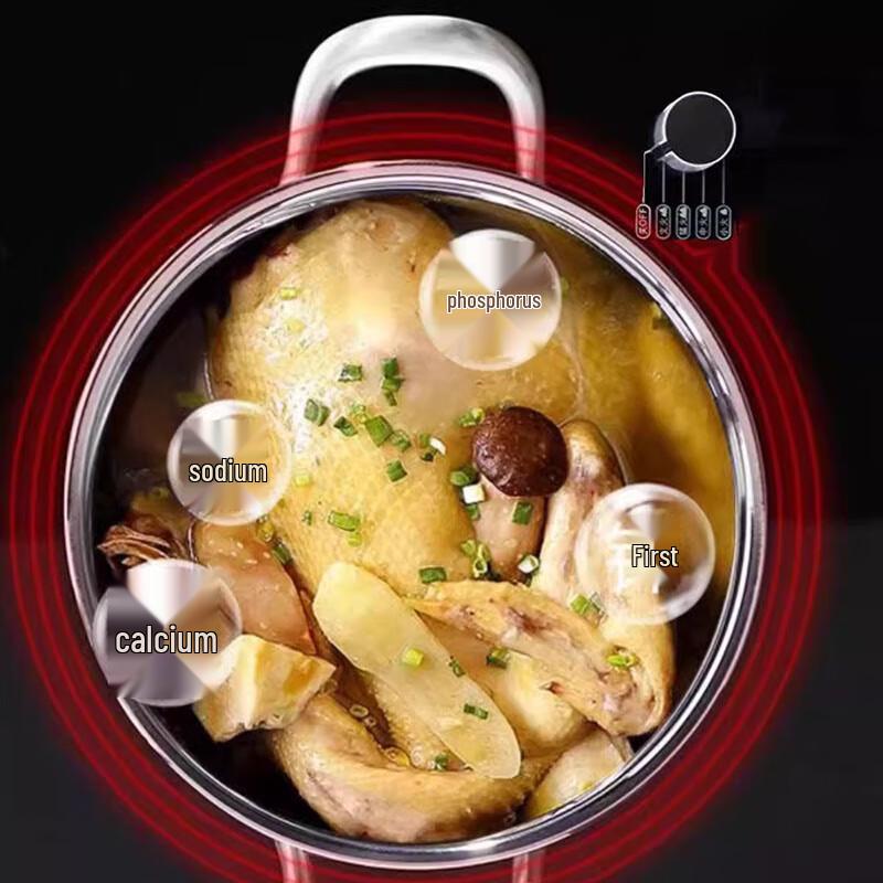 Domácí nerezový napařovací hrnec 316 s poklicí