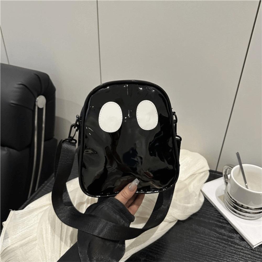 PU Halloween Ghost Bag Waterproof Crossbody Bag Novelty Clear Shoulder Bag  Kids Gifts