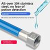 304 Stainless Steel Hose Water Heater Hot or Cold Water Inlet Pipe 4-points Bellows Metal All-in-one Explosion-proof Gas Hose