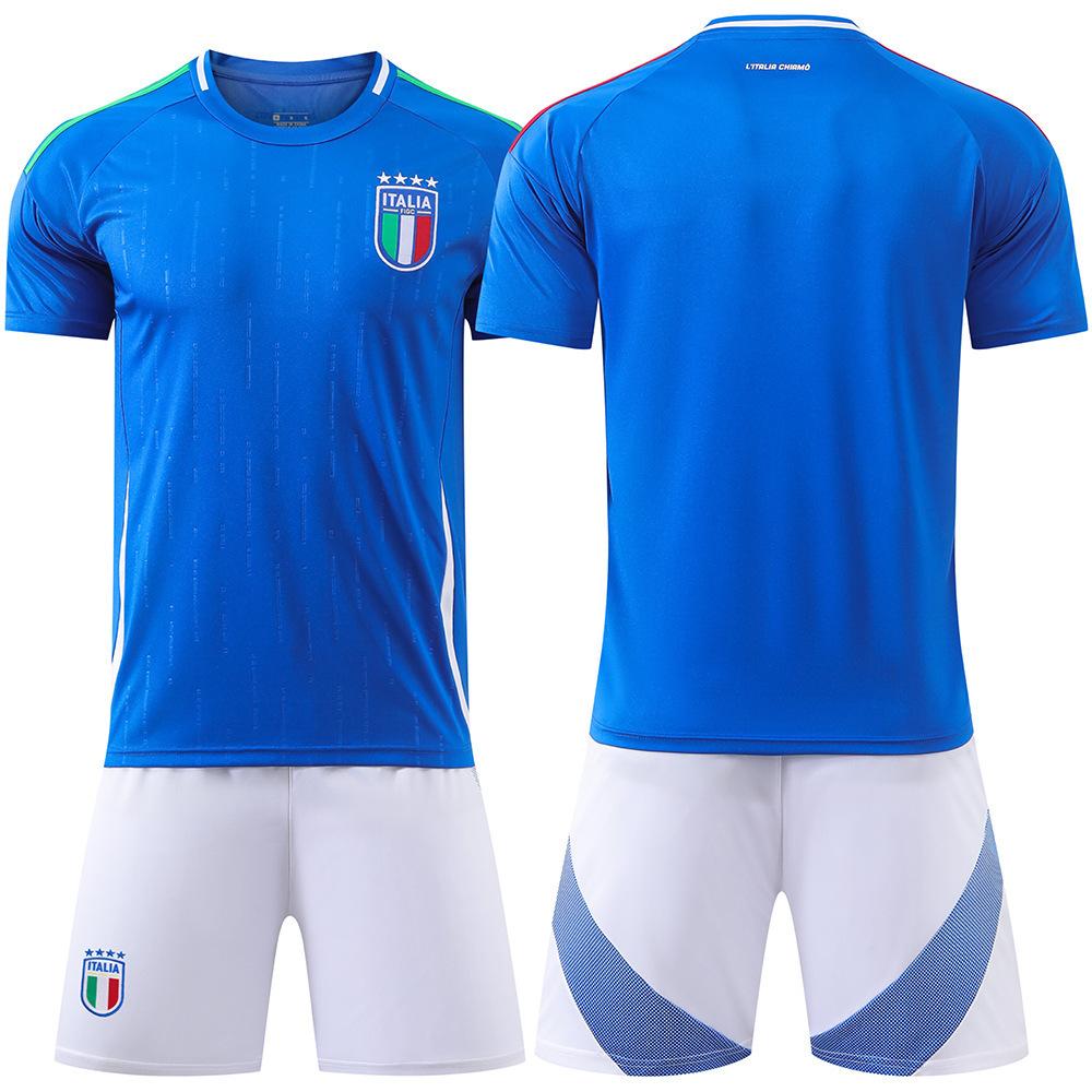 2425 European Cup Italy main jersey 18 Varela 3 Di Marco 14 Chiesa cross-border exclusive for wholesale 16
