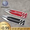2026 New For VOLKSWAGEN VW 2pcs Metal Logo R Emblem Car Fender Side Badge For Volkswagen VW Passat Polo Golf 4 5 6 7 Jetta Tigua