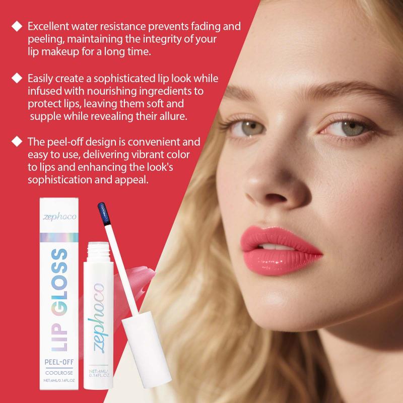 

Peel Off Lip Gloss Gentle Moisturizing Remove Dead Skin Fade Lip Lines Enhance Gloss Nourishing Plumper Lip Gloss
