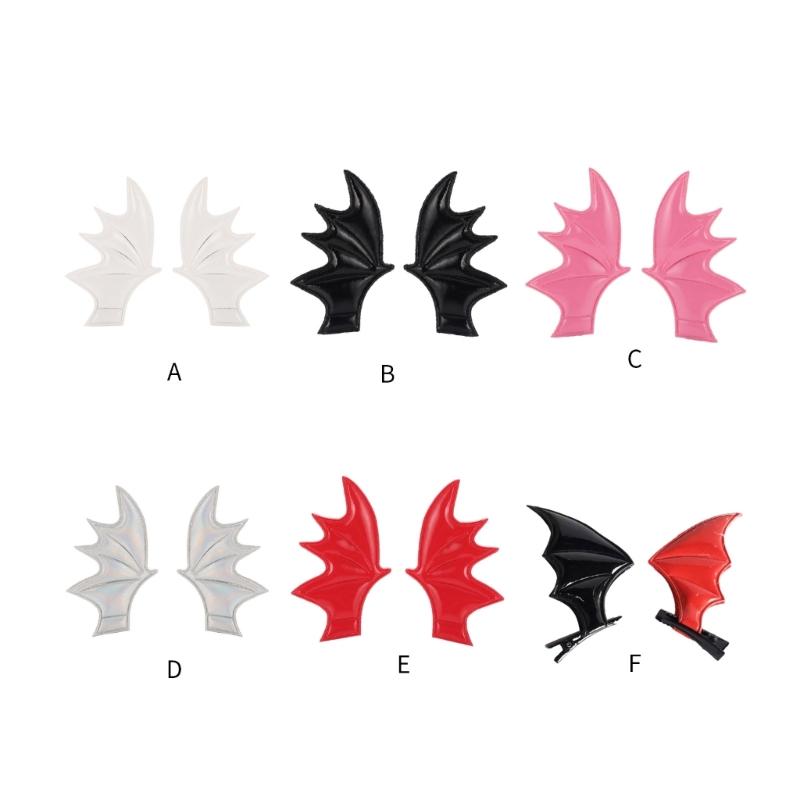 Bat Hair Clips 1Pair Hairpin Household Party Background Decoration Supplies for Teenage Girl Costume Cosplay