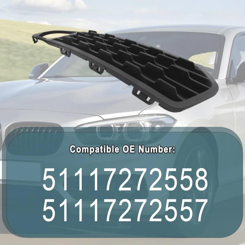Front Bumper Fog Light Grille Left Right For BMW F20/F21 1-Series 116i 118i 120i  2012 2013 2014 -2017 51117272557 51117272558