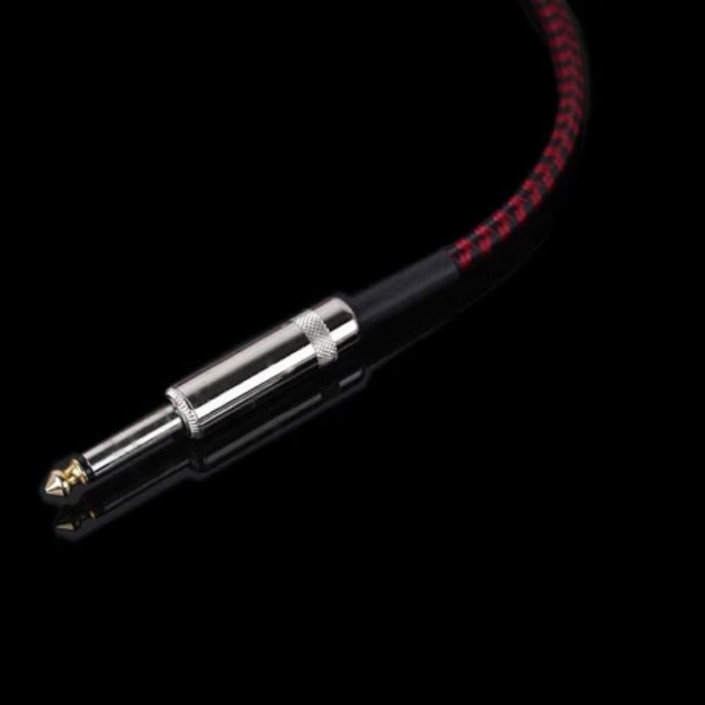 Mono Cable Electric Guitar Cable Metal Head Noise Reduction Cable 6.35mm Audio Cable Bass