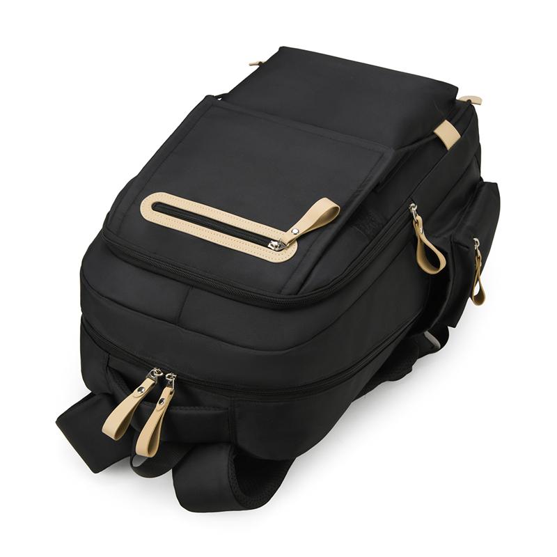 Colorblock Herrenrucksack Mittelschüler Große Kapazität Schultasche Reise Multifunktional Wasserdichter Rucksack