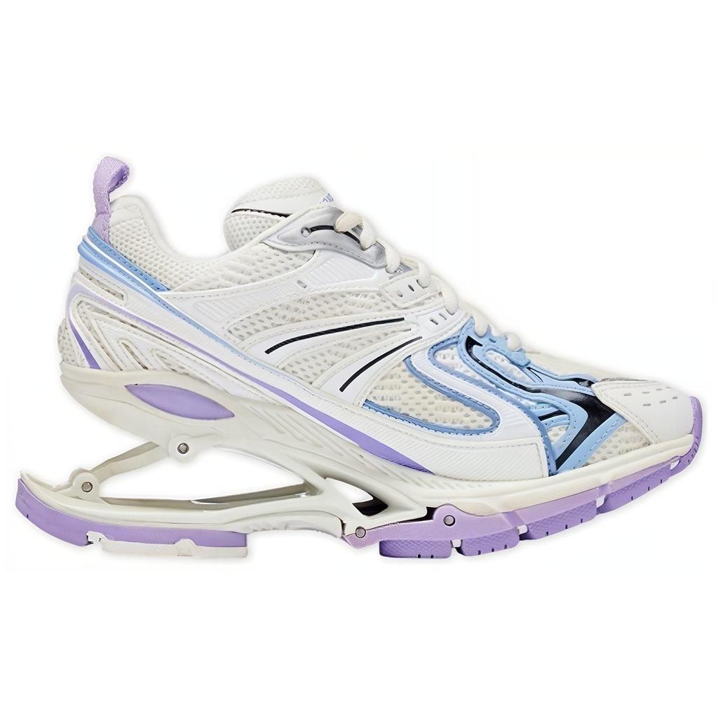 Balenciaga X Pander Sneakers 'White Blue Purple' Women's 653870W2RA89045