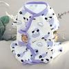 Cute Belly-protecting Puppy Clothes, Autumn And Winter Teddy Bichon Small Puppy Pet Four-legged Winter Belly-covering Pajamas