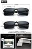 KANGYONG Polarized Clip-On Sunglasses - Fixed Type - Compatible with Glasses, Car Use, Wears Over Glasses, Daytime UV400 Protection