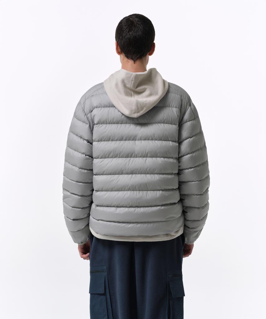 Musinsa Standard [City Leisure] Round Neck Light Down Jacket [Light Grey]