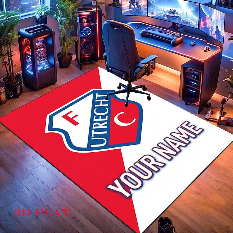 Custom Fc Utrecht Carpet Rug for Living Room Bedroom Home Sofa Decoration,Kids play Nonslip Floor Mat