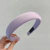 Satin Glossy Sponge Headband for Women To Go Out with High Head and Face Small Hair Accessories Clip Headband