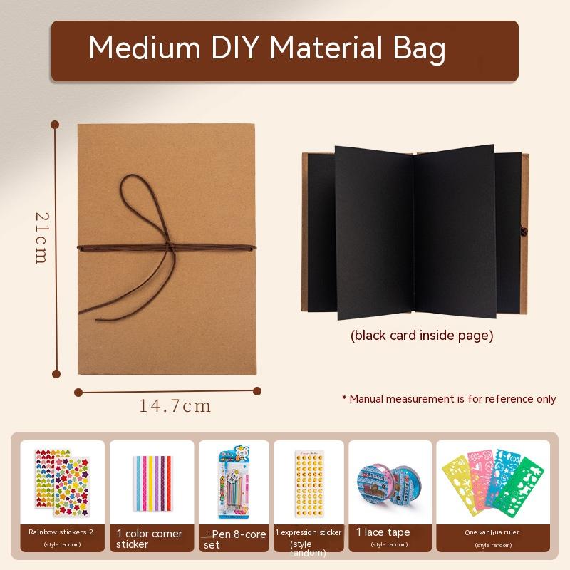 Watercolor Folded Drawing Pad Organ Sketch Book Handbook Notebook DIY Scrapbooking Picture for Drawing Artist Student Supplies