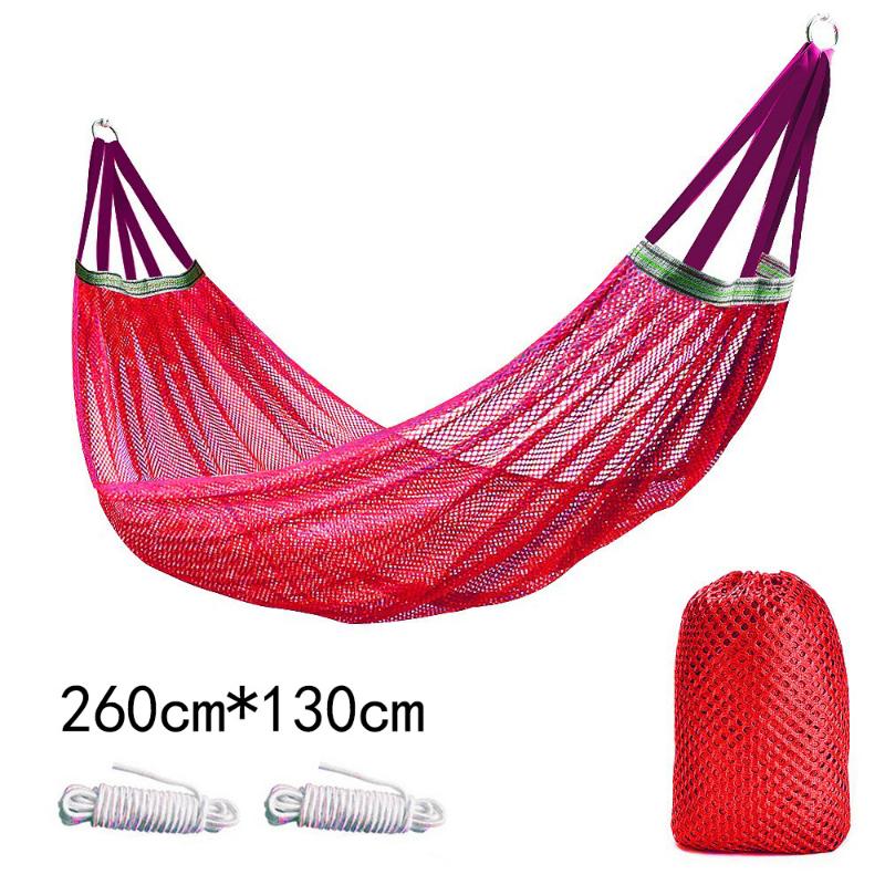 Travel Hammock With Storage Bag Ice Silk Hammock Duyan Camping Hiking Outdoor Foldable Hammock