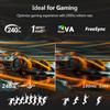 32 Inch Curved Gaming Monitor Z-EDGE HUG32P - 1500R Curved Screen - FHD 1920x1080P - 240Hz - MPRT 1ms - HDMI 2.0 & DisplayPort 1.4
