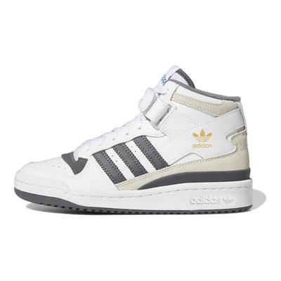 Originals Forum Mid J Pantofi Casual Mid-Top pentru Copii Pantofi de Skate pentru Copii Sneaker pentru Copii Alb Gri GY7061