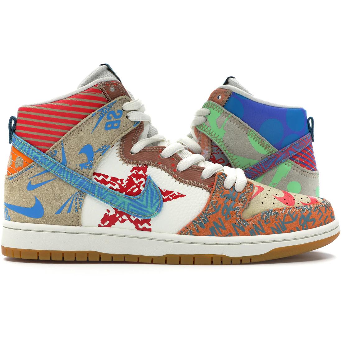 

Sneaker Nike SB Dunk High Thomas Campbell What the Dunk(918321-381) 42
