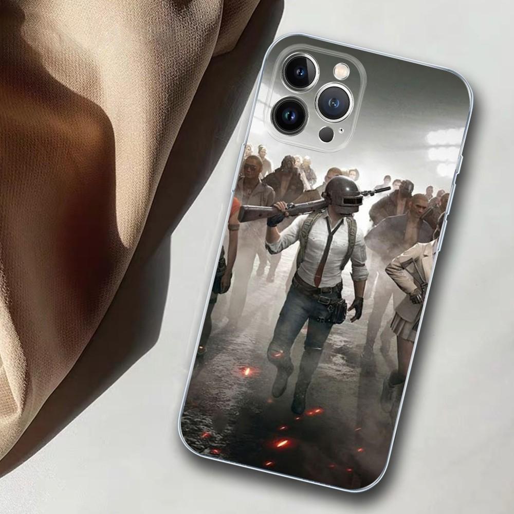 PUBG Phone Case For iPhone 14 11 12 13 Mini Pro XS Max Cover 6 7 8 Plus X XR SE 2020 Funda Shell