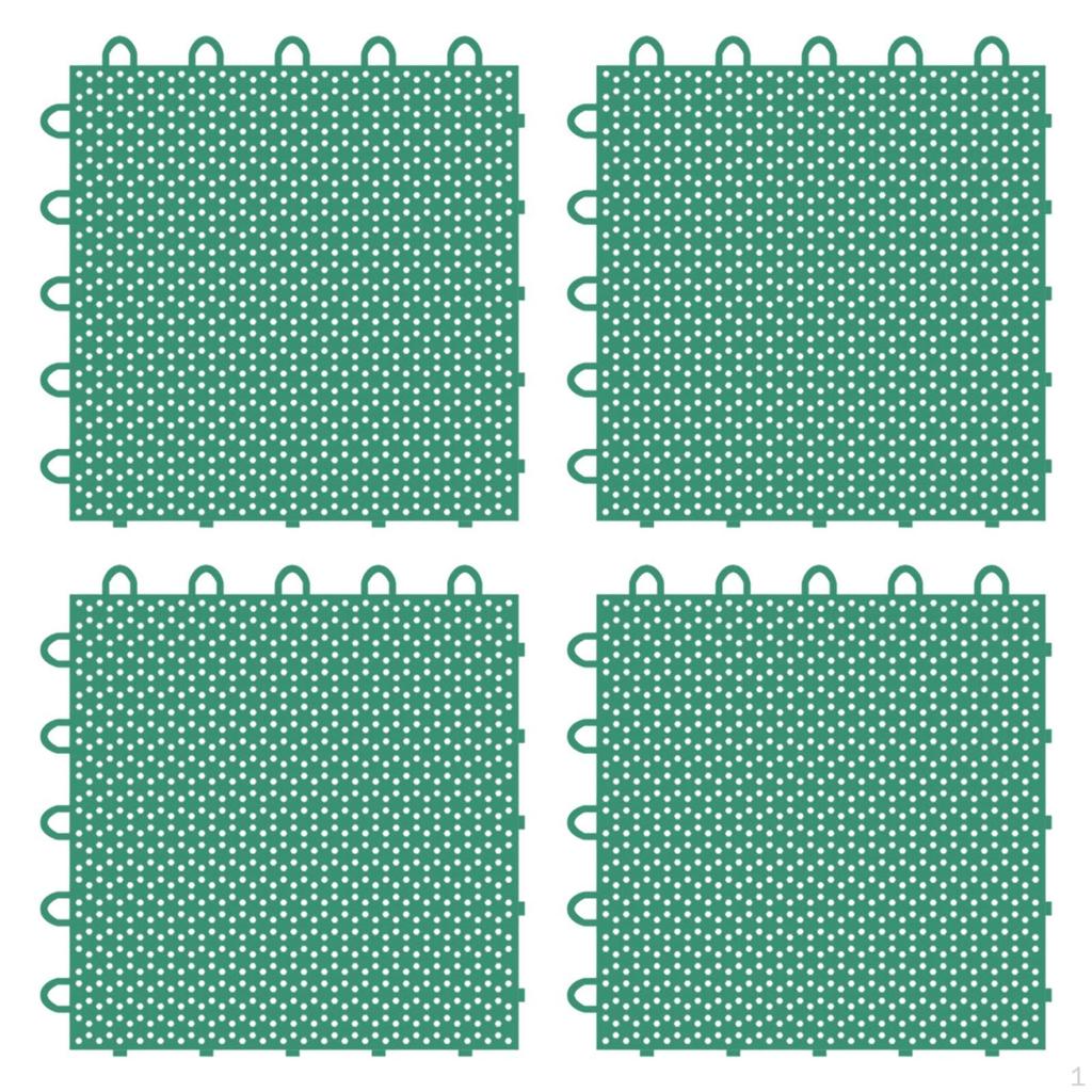 Paquete de 4 Baldosas de Hielo Sintético para Entrenamiento de Hockey y Patinaje sobre Ruedas