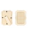 DIY Wooden Photo Frame with Wavy Edges Creative Craft Frame for Custom Decoration and Display Suitable for Various Craft Projects and Home Use