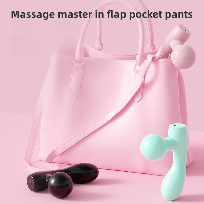 Mini Pistolet Fascialny Wibrujący Szybkie Ładowanie Podwójna Głowica Oba Przenośne mini Relaks Mięśni Całe Ciało Uniwersalny Masaż