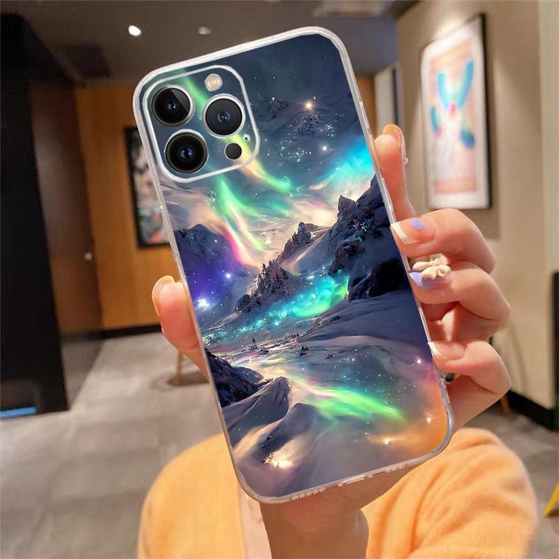Phone Case For iphone 17ProMax Air 16 15 14 13 Pro Max 15 16 Pro 15Plus Beautiful Scenery Landscape