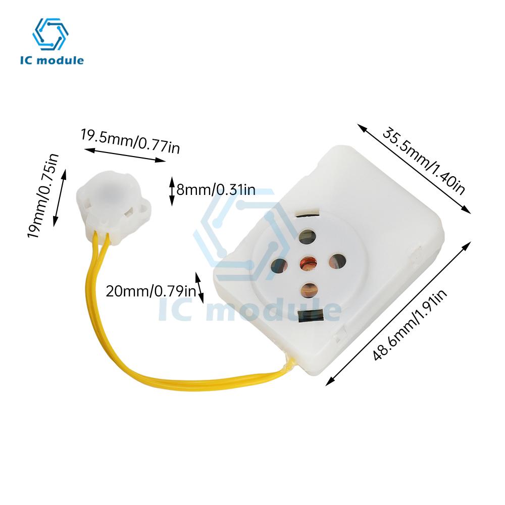 40sec/5min Plush Toy Voice Message Recorder Voice Box Sound Module Plush Toy Voice Message Recorder Device Clear Voice Recorder