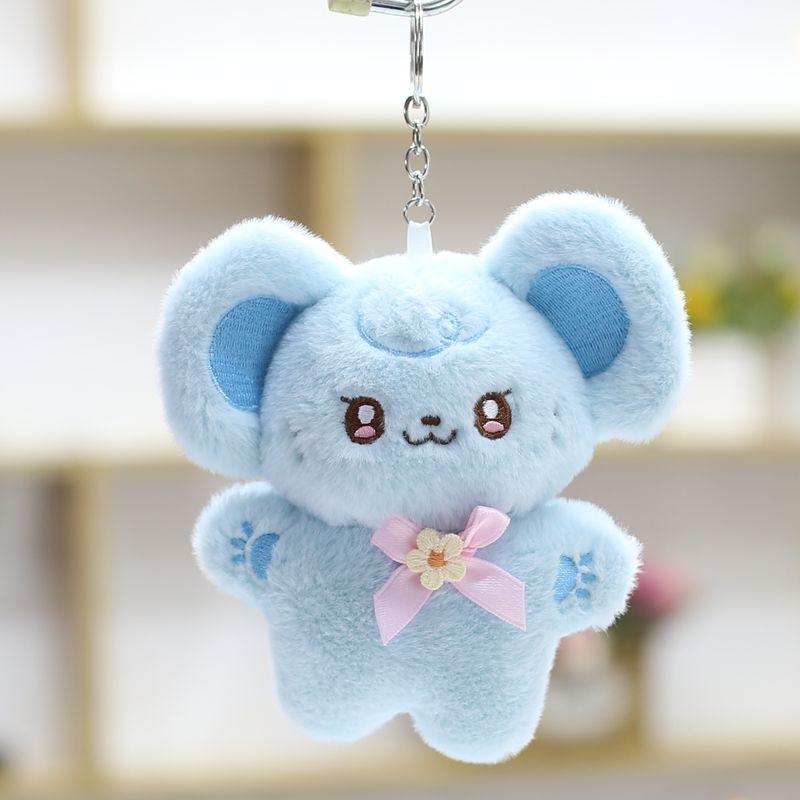Cute Big Ear Mouse Plush Pendant Toy Doll Bag Hanging Decoration Keychain Grab Machine Doll